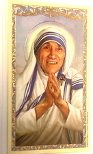 Saint Mother Teresa of Calcutta Laminated Prayer Card, New #PCL-24 picture