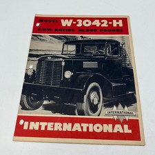 1940 International Harvester W-3042-H Western Model Truck Sales Brochure IH picture