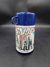 1985 G.I. Joe Hasbro Lunchbox Aladdin Plastic THERMOS ONLY with Lid & Cup picture