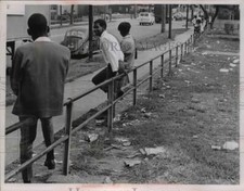 1967 Press Photo Glenville High School Grounds after Lunch. - nee79517 picture