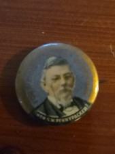 1902 Samuel W. Pennypacker Political Campaign Pinback Button PA Governor 23rd picture