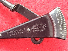 Surface Test Indicator , Machinist Tool, J R Reich, PAT. AUG 31 37 picture