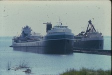 c1970's Kodachrome 35mm Slide FRED R. SYKES Ship Duluth Minnesota Harbor Pier picture