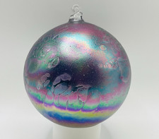 VTG 1991 Signed James Hayes Art Glass 3