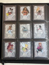 2023 Topps Chrome Disney 100 Complete Set All Cards Sleeved Top Loaded w/ Binder picture