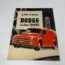 Original Authentic 1951 Dodge 1/2 Ton-B Pick-up Panel Truck Brochure Vintage picture