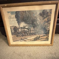 Baltimore and Ohio Railroad Company (B&O) Steam Locomotive Framed Print picture