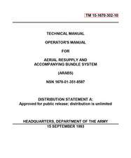 149 Page TM 10-1670-302-10 AERIAL RESUPPLY ACCOMPANYING BUNDLE SYSTEM on Data CD picture