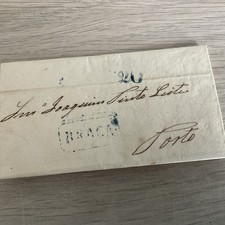 NICE HANDWRITTEN 1845 LETTER SENT TO PORTO. LOOK picture