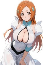 Orihime Bleach Waifu Sticker picture