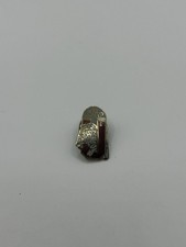 Vintage SMS Tiger Enamel Lapel Pin Gold Tone Red Letter S School Mascot picture