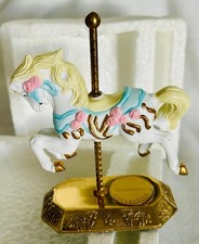 Vintage Westminster Carousel Collection Carousel Horse Brass Bottom Mini  picture
