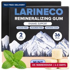 Larineco Remineralizing Gum, Sugar Free Hydroxyapatite and Xylitol Gum picture