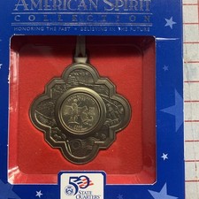 Hallmark American Spirit 50 State Quarter Ornaments SC Mass Maryland picture