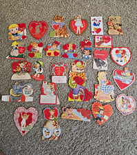 27 Vintage Children's Valentine’s Day Greeting Cards Lot - Valentine’s picture