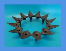 Vintage Dansk Cast Iron Starcluster Candle Holder picture