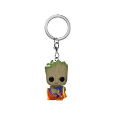 Funko POP Keychain Marvel - Groot with Cheese Puffs picture