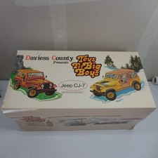 Vintage Daviess County Toys For Big Boys Jeep CJ-7 Renegade Decanter Yellow Box picture