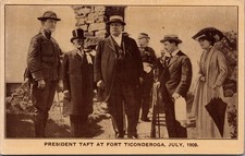 President Taft at Fort Ticonderoga 1909 Vintage Postcard picture