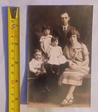 Original RPPC Family Portrait Divided Back 1907-1915 Standard Size Unposted picture