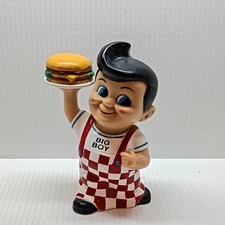 Vintage BIG BOY Coin Bank w/Stopper 8