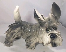 RETRO VINTAGE RARE  ART DECO STYLE COPPERCRAFT SCOTTISH TERRIER DOG  FIGURINE picture