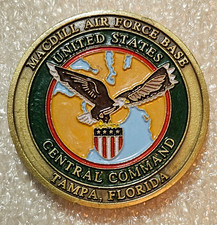 US Central Command CENTCOM Challenge Coin MacDill AFB Tampa 2008 40mm picture