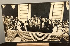 1930s RPPC Government Ceremony Political Event Postcard Unidentified Officials picture