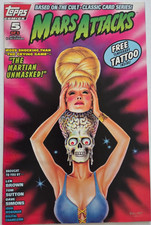 MARS ATTACKS #1 3 4 5 (1994) TOPPS COMICS CHARLES ADLARD TATTOOS POSTER picture