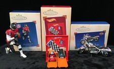 Hallmark Keepsake Ornaments 3 Sports Related Ornaments picture