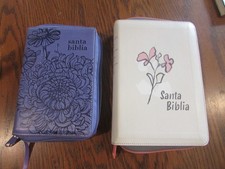 (2) Santa Biblia Spanish Language Bibles picture