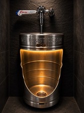 Unique urinals made from 1/4 beer Keg (Quarter Keg) picture