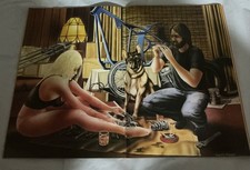 David Mann Biker Art -Center Fold Art Easy Rider Magazine(JANUARY ,1983) VINTAGE picture