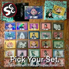 FiGPIN Spy X Family CyberCel Complete Sets 1st Ed Super Rare Common 2023 Series1 picture