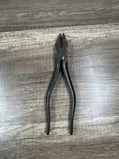 Vtg Utica Tools 50-8 lineman's pliers, Nice USA Made condition picture