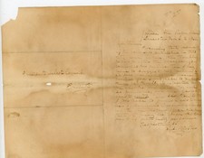 Vintage Lancaster PA 1846 Council Letter Signed James L Reynolds & J S Kieffer picture