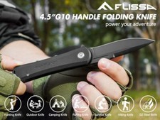 FLISSA Folding Pocket Knife 4.5