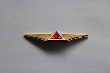 Vintage Delta Airlines Badge Pin Junior Pilot Plastic Wings New Loose Gold Tone  picture
