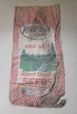 VTG Riverside Ranger Alfalfa Super Quality Seeds Bag Lynnville Iowa ROUGH picture