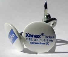 Rare XANAX Upjohn Nail Puzzle • 1980s Pharma Advertising Corporate Collectible  picture