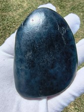 Dive Piece Natural Big Sur Nephrite Jade Ocean Polish 美国碧玉籽料 picture