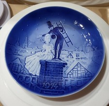 VTG 1974 Desiree Denmark Old Copenhagen Blue Shepherdess & The Chimney-Sweep  picture