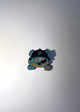 PinzCity Blue ScareBear peaker pin Pinback enamel glitter picture