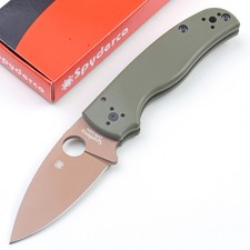 2026 Custom Green Handle Gold Blade Shaman Thick Heavy Duty Pocket Knife Folding picture