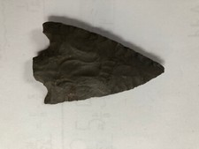 Classic Point Authentic Prehistoric Artifact  Stone Arrowhead picture