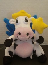 VINTAGE 1998 COMMERCIAL KRAFT SINGLES DAIRY FAIRY COW ADVERTISING PLUSH BEANBAG picture