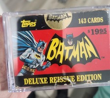Topps 1989 Batman 1966 Deluxe Reissue Edition 143 Card Set Sealed Box in case picture