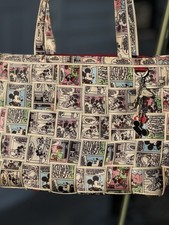 Vtg Disney Mickey Mouse Purse Harveys Comic Strip Seatbelt Couture Rare Bag picture