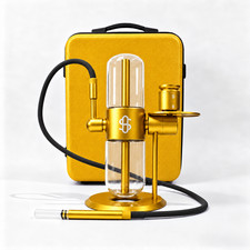 Stundenglass Classic Gravity Hookah Gold Infuser Bong Glass Water Pipe picture