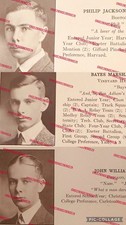 1922 Phillips Exeter Academy Bayes Norton, John Nason, P. J. Darlington Jr. picture